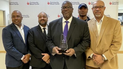 To Commemorate Black History Month, Community Blood Center Honors James Jackson of Omega Psi Phi with 2025 Dr. Charles Drew Lifesaver Award